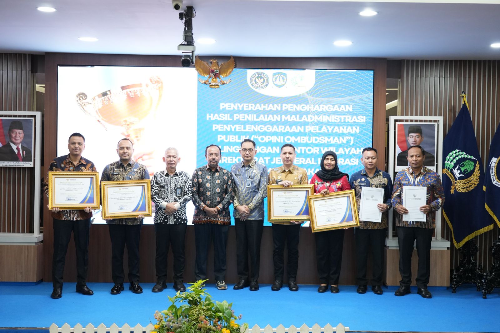 Kantor Imigrasi Jakarta Pusat - Tiga Kantor Imigrasi di Wilayah DK Jakarta Raih Predikat “Sangat Baik” dari Ombudsman RI